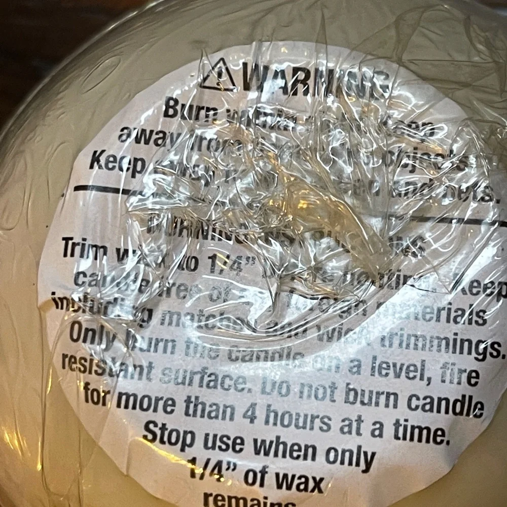 Homemade candles